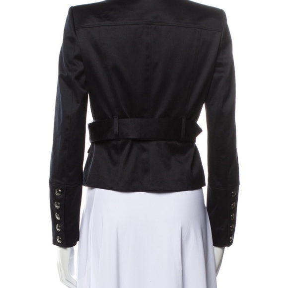 Burberry London Biker Jacket
BlackStand Collar, Flap Pockets & Snap Closure - Picture 3 of 6